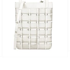 3.1 Phillip Lim White Mesh Crossbody Bag